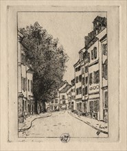 Six Etchings: Notre Dame, Pontoise, 1895. Creator: Paul Gachet (French, 1828-1909).
