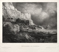 Six Marines: Environs de Dieppe, 1833. Creator: Eugène Isabey (French, 1803-1886).