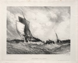 Six Marines: Retour au port, 1833. Creator: Eugène Isabey (French, 1803-1886).