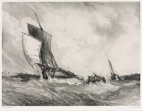 Six Marines: Return to Port, 1833. Creator: Eugène Isabey (French, 1803-1886); Morlot, Paris and McLean.