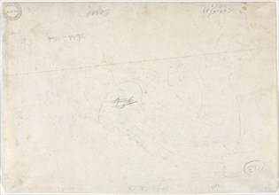 Sketch for a Landscape (verso), 1827. Creator: Jean Baptiste Camille Corot (French, 1796-1875).