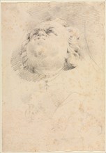Sketch of a Heads after Giambologna's Neptune Fountain, c. 1654. Creator: Christophe Veyrier (French, 1637-1689), attributed to ; Pierre Puget (French, 1620-1694), attributed to.