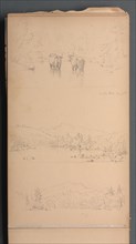 Sketchbook, page 07: "Carter Mt (?) Aug. 28th", 1859. Creator: Sanford Robinson Gifford (American, 1823-1880).