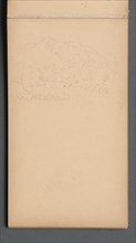 Sketchbook, page 08: Carter Mountian (?), 1859. Creator: Sanford Robinson Gifford (American, 1823-1880).
