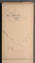 Sketchbook, page 15: Landscapes, Berlin Falls ? , 1859. Creator: Sanford Robinson Gifford (American, 1823-1880).