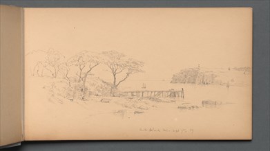 Sketchbook, page 20: "Peak's Island, ME, Sept. 7th, 59", 1859. Creator: Sanford Robinson Gifford (American, 1823-1880).