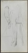 Sketchbook, page 31: Study of Figures. Creator: Ernest Meissonier (French, 1815-1891).