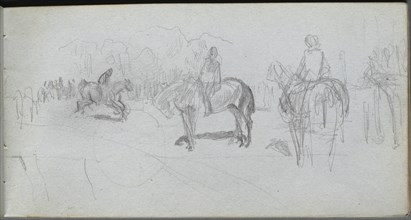 Sketchbook, page 52: Figure Study . Creator: Ernest Meissonier (French, 1815-1891).