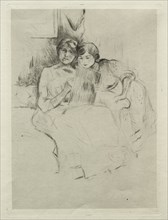 Sketching. Creator: Berthe Morisot (French, 1841-1895).