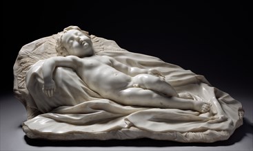 Sleeping Christ Child, c. 1675. Creator: Filippo Parodi (Italian, 1630-1702).