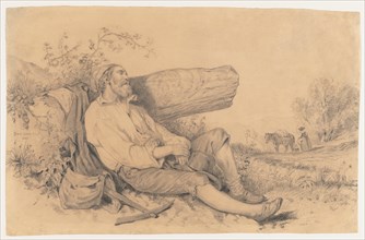 Sleeping Field Worker, 1842. Creator: Dominque Louis Papety (French, 1815-1849).