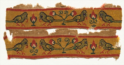 Sleeve Bands and Segmentum from a Tunic, 600s - 700s. Creator: Unknown.