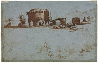 Small Group of Roman Ruins, c. 1650. Creator: Unknown.