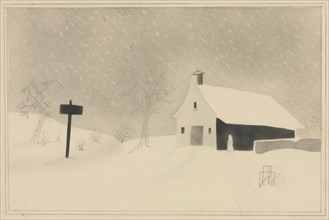 Snow Storm in Vermont. Creator: Mary Altha Nims (American, 1817-1907).