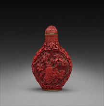 Snuff Bottle with Flowers, 1736-1795. Creator: Unknown.