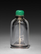 Snuff Bottle with Stopper, 19th-early 20th century. Creator: Unknown.