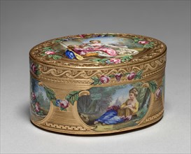 Snuff Box (Tabatière), 1761-1762. Creator: Francois Guillaume Tiron (French).