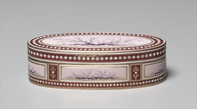 Snuff Box (Tabatière), 1777-1778. Creator: Charles Le Bastier (French).