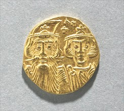 Solidus of Constans II and Constantine IV, 659-661. Creator: Unknown.