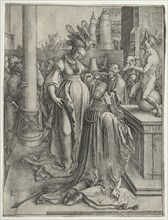 Solomon's Idolotry, 1514. Creator: Lucas van Leyden (Dutch, 1494-1533).