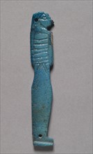 Son of Horus Amulet, 664-525 BC. Creator: Unknown.