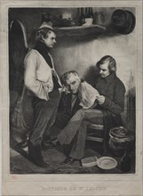Souvenir of the Prison ot Ste. Pélagie, 1834. Creator: Honoré Daumier (French, 1808-1879); Aubert.