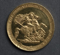 Sovereign (reverse), 1817. Creator: Unknown.