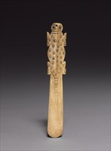 Spatula with Carved Lizard, 100 BC-700. Creator: Unknown.