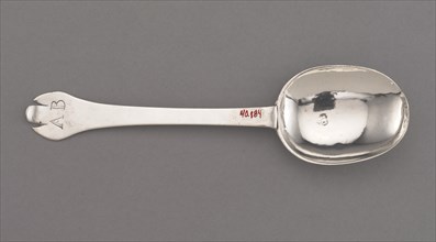 Spoon, 1685-1700. Creator: Jeremiah Dummer (American, 1645-1718).