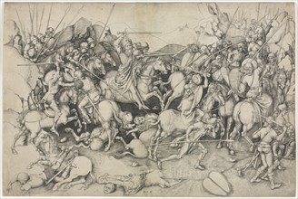St. James and the Saracens, 15th Century. Creator: Martin Schongauer (German, c.1450-1491), attributed to.