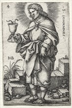 St. John, 1545-1546. Creator: Hans Sebald Beham (German, 1500-1550).
