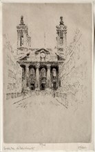 St. Johns, Westminster, 1895. Creator: Joseph Pennell (American, 1857-1926).