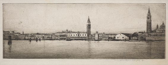 St. Mark's Basin, Venice, 1910. Creator: Mortimer Menpes (British, 1860-1938).