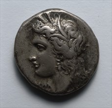 Stater: Demeter (obverse), 330-300 BC. Creator: Unknown.