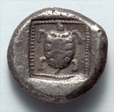 Stater: Tortoise (reverse), 500-450 BC. Creator: Unknown.