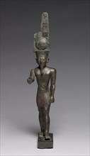 Statuette of Amen-Ra, 664-30 BC. Creator: Unknown.