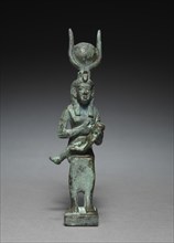 Statuette of Isis and Horus, 305-30 BC. Creator: Unknown.
