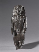 Statuette of Kneeling King, 304-30 BC. Creator: Unknown.