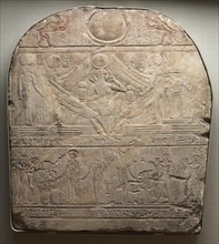 Stele of the High Priest of Ptah, Shedsunefertem, 945-924 BC. Creator: Unknown.