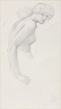 Study of a Female Figure, 1885. Creator: Edward Burne-Jones (British, 1833-1898).