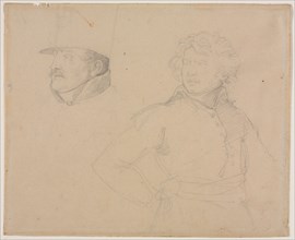 Study of Two Soldiers, 1818-1819. Creator: Théodore Géricault (French, 1791-1824).