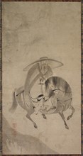 Su Dongpo Riding a Donkey, late 16th to early 17th century. Creator: Reietsu (Japanese, active late 1500s to early 1600s).