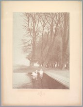 Suite de Paysages: Landscape, Plate 6, Remarque, Lilies, 1892-1893. Creator: Charles Marie Dulac (French, 1865-1898); Printer: Lemercier, Imprimeur Lemercier.