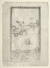 Sun (from the Tarocchi, series A: Firmaments of the Universe, #44), before 1467. Creator: Master of the E-Series Tarocchi (Italian, 15th century).