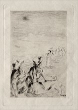 Sur la plage, à Berneval. Creator: Pierre-Auguste Renoir (French, 1841-1919).