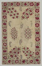 Suzani:divan cover, 1700s. Creator: Unknown.