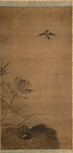 Swallow and Lotus, mid-1200s. Creator: Fachang Muqi (Chinese, 1220-1280), attributed to.