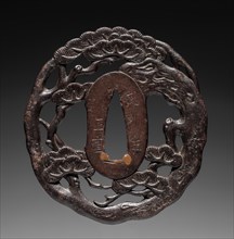 Sword Guard, late 18th century. Creator: Masashige (Japanese).