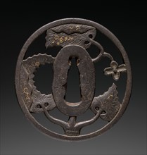 Sword Guard, second quarter of the 19th century. Creator: Masakata (Japanese).