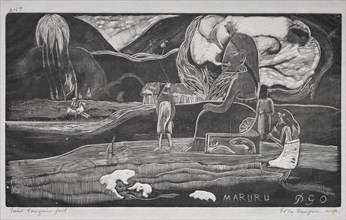 Tahitian Series: Worship. Creator: Paul Gauguin (French, 1848-1903).